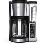 12-Cup Programmable Coffee Brewer, 2 Brew Styles, Adjustable Warm Plate, 60oz Reservoir, Delay Brew, Black Stainless