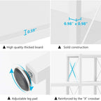 12 Shelves Ladder Bookshelf, Industrial Corner Bookshelf