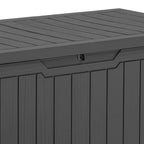 120-260 Gallons Large Resin Water Resistant Lockable Deck Box