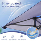 13' x 13' Outdoor Canopy Patio Gazebo Reinforced garden Pop-up Canopy Tentwith Elegant Corner Curtain - 13x13ft