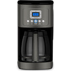 14-Cup Programmable Coffee Maker, Glass Carafe, Brew Strength Control, 1-4 Cup Setting, Black Stainless