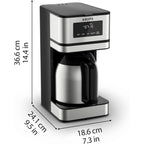 14-Cup Programmable Coffee Maker, Stainless Carafe, 3 Brew Strengths, 24H Timer, 4H Keep Warm