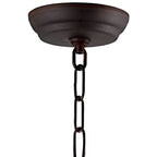 12 Light French Country Style Two Tier Wine Barrel Chandelier