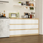 63W 9 Drawer Dresser Accent Dresser for Living Room Bedroom Chest