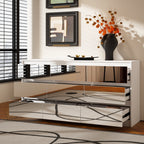 63W 9 Drawer Dresser Accent Dresser for Living Room Bedroom Chest