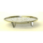 80QT Heavy Duty Stainless Steel Stock Pot with Steamer Rack