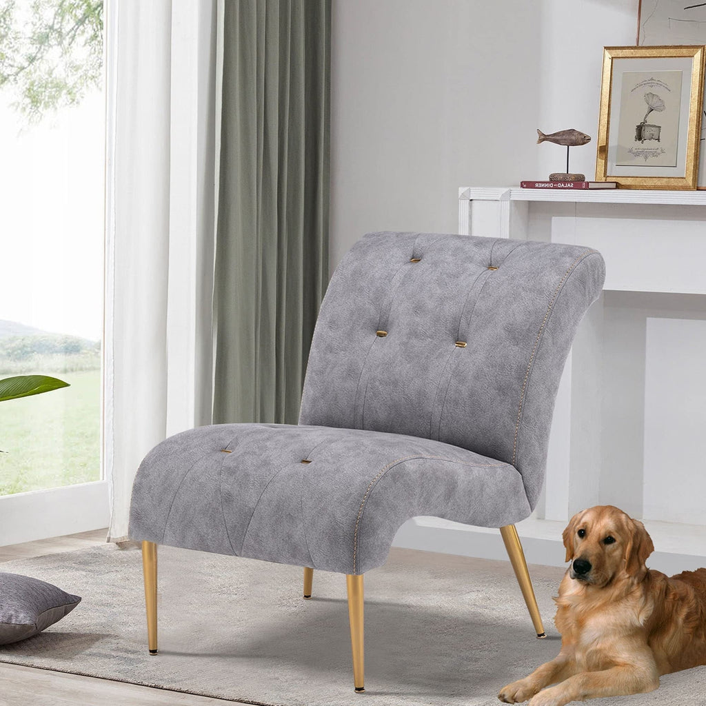 Chaise Lounge Couch Upholstered Accent Chair for Bedroom Living Room Chairs