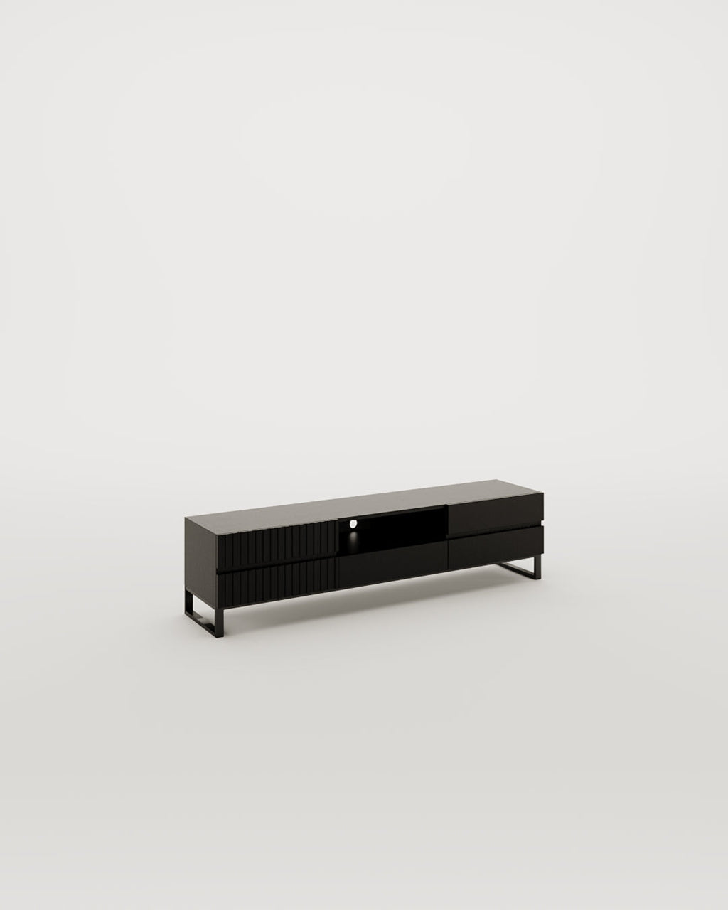 Charlie TV Cabinet, 200–230 cm wide, for media storage in the living room