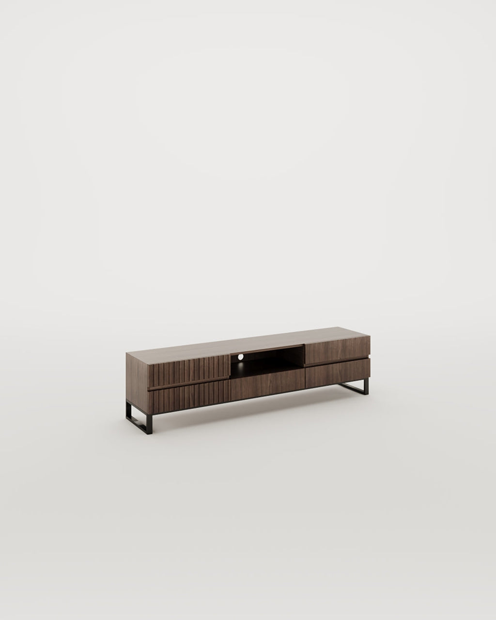 Charlie TV Cabinet, 200–230 cm wide, for media storage in the living room
