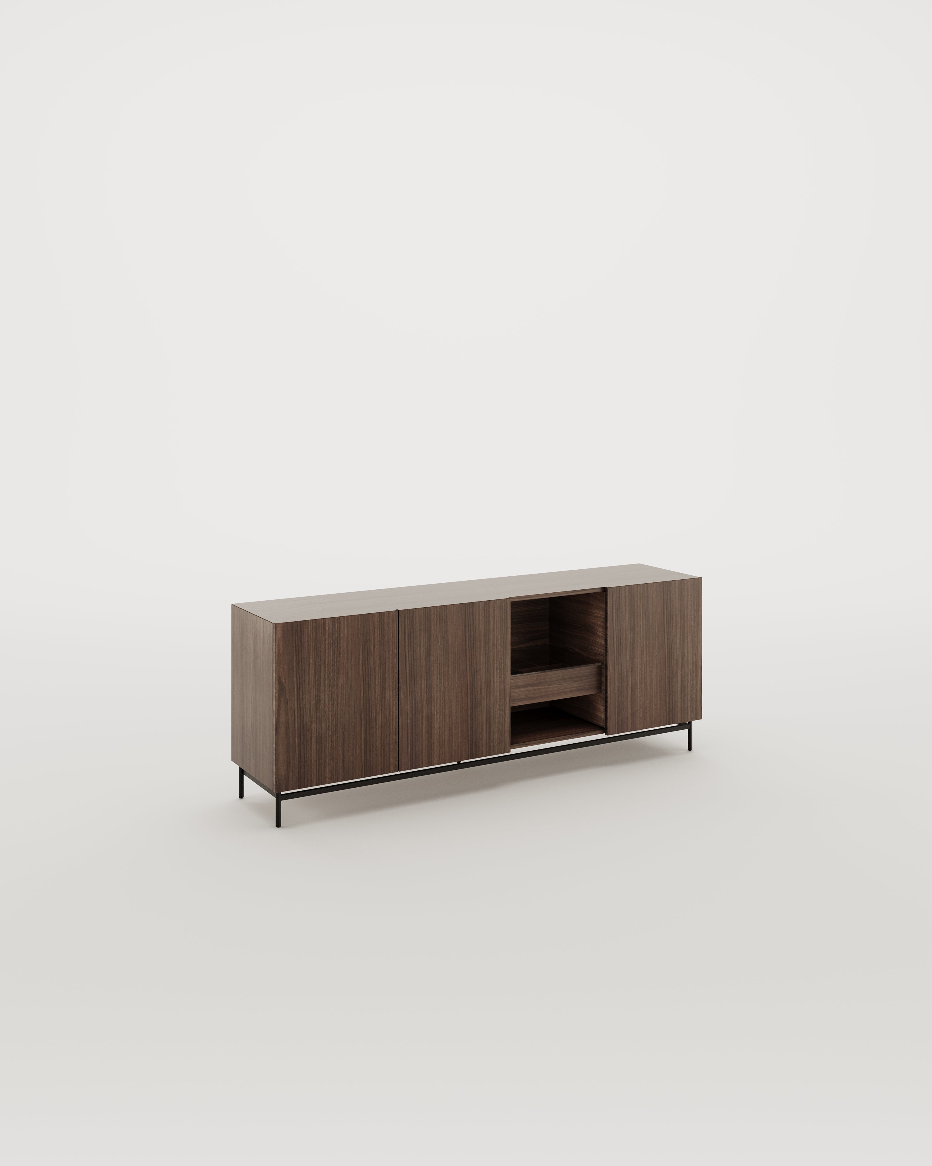 Chicago Sideboard, 200–220 cm wide, for living and dining room storage