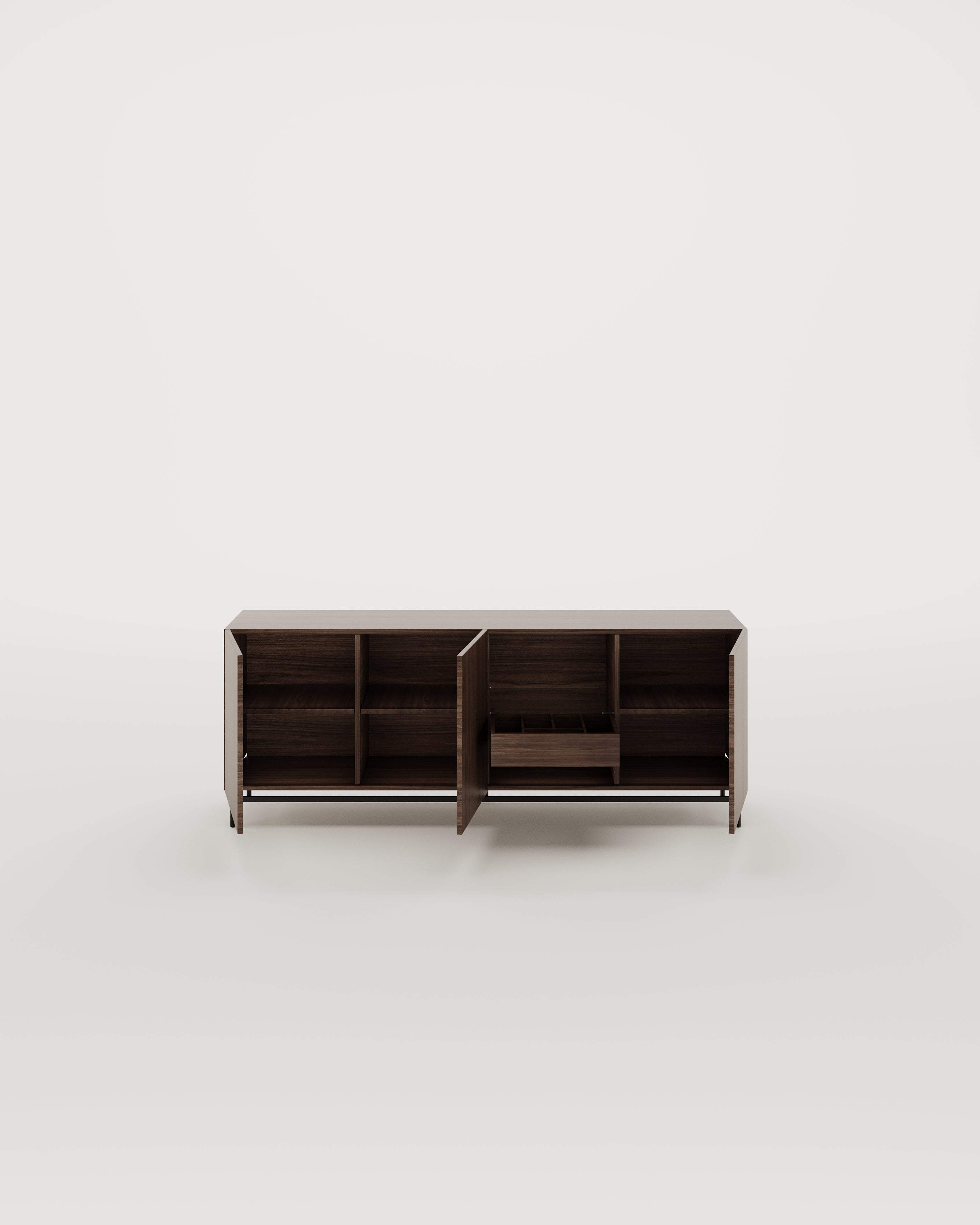 Chicago Sideboard, 200–220 cm wide, for living and dining room storage