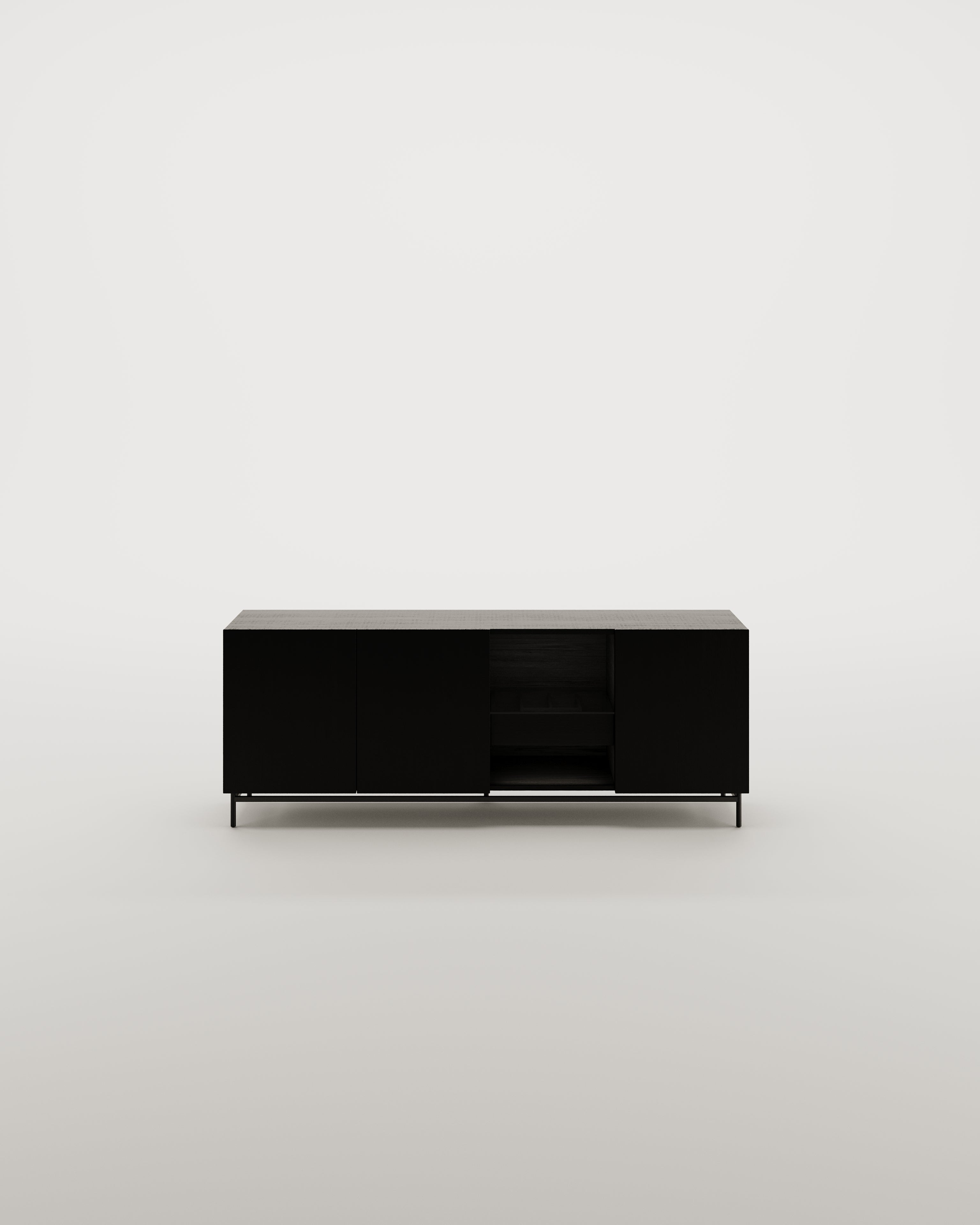 Chicago Sideboard, 200–220 cm wide, for living and dining room storage