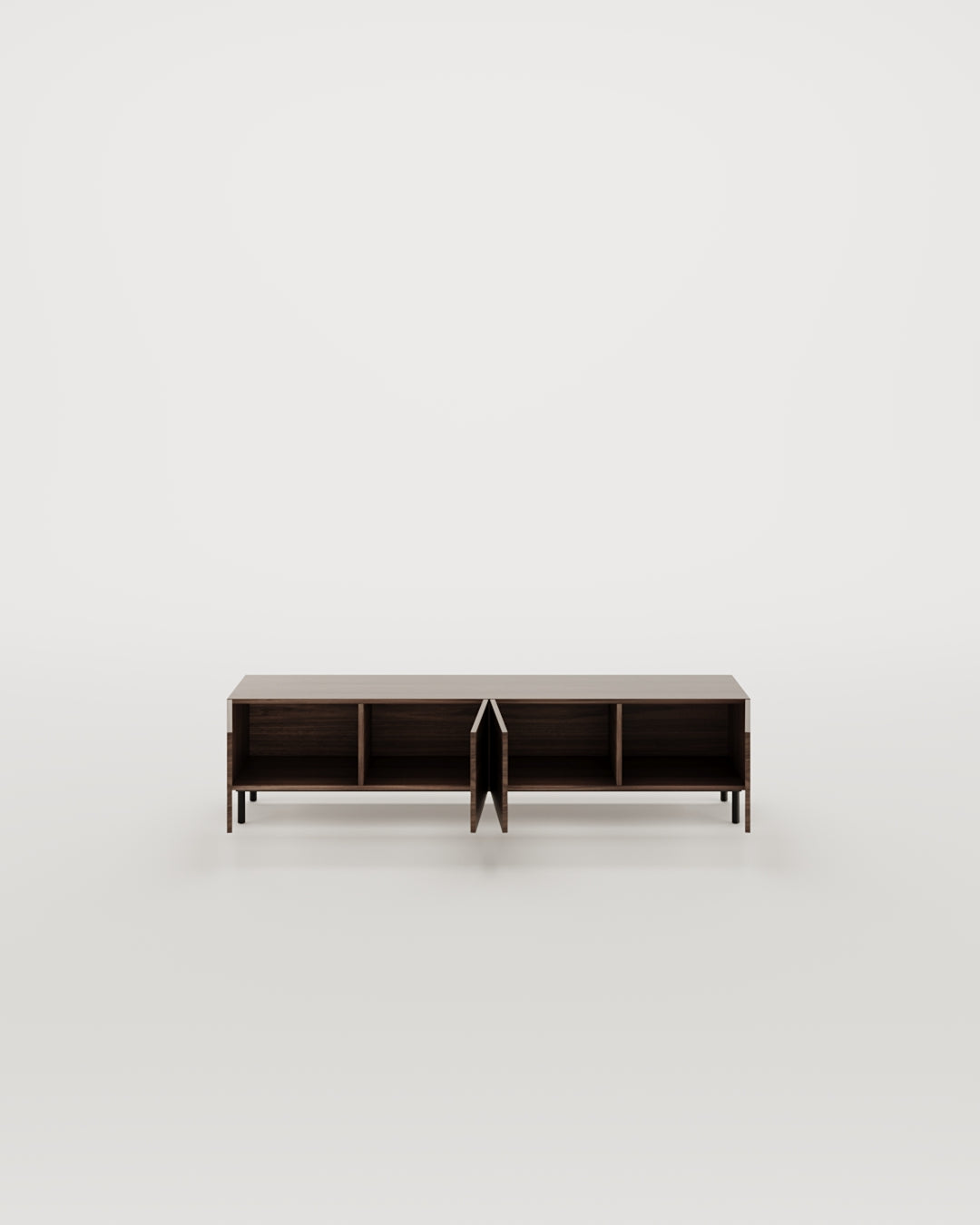 Chicago TV Cabinet, 200–230 cm wide, for media storage in the living room