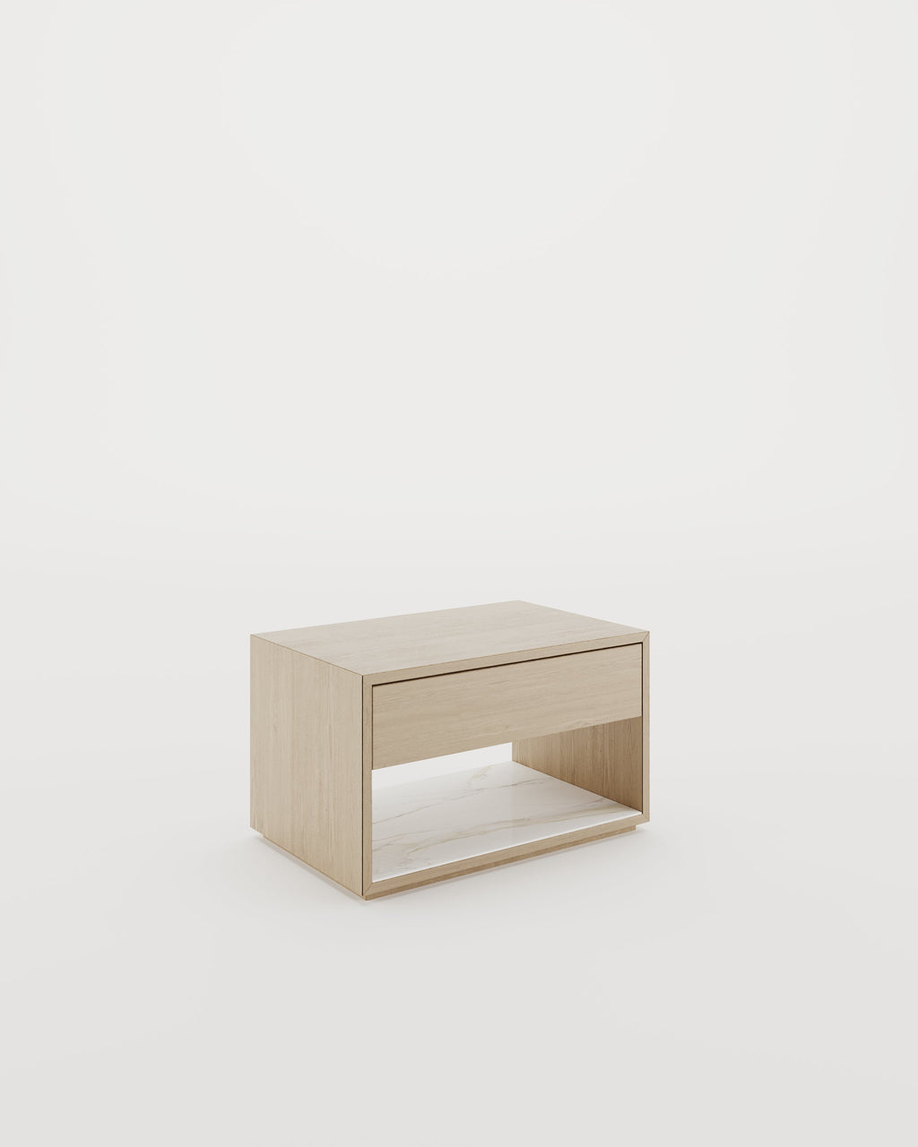 Dallas Bedside Table, 60–70 cm wide, for the bedroom