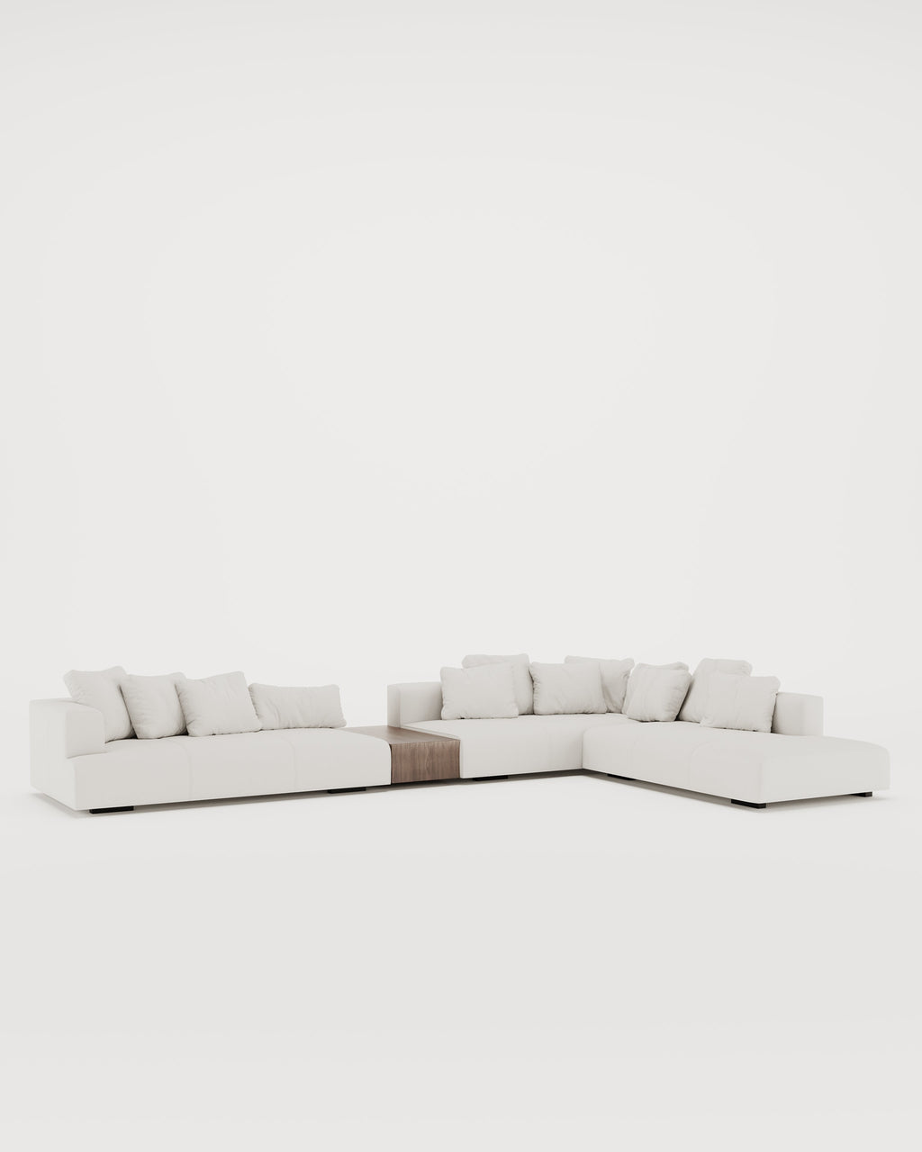 Dallas Corner Sofa - Table, for the living room or lounge area