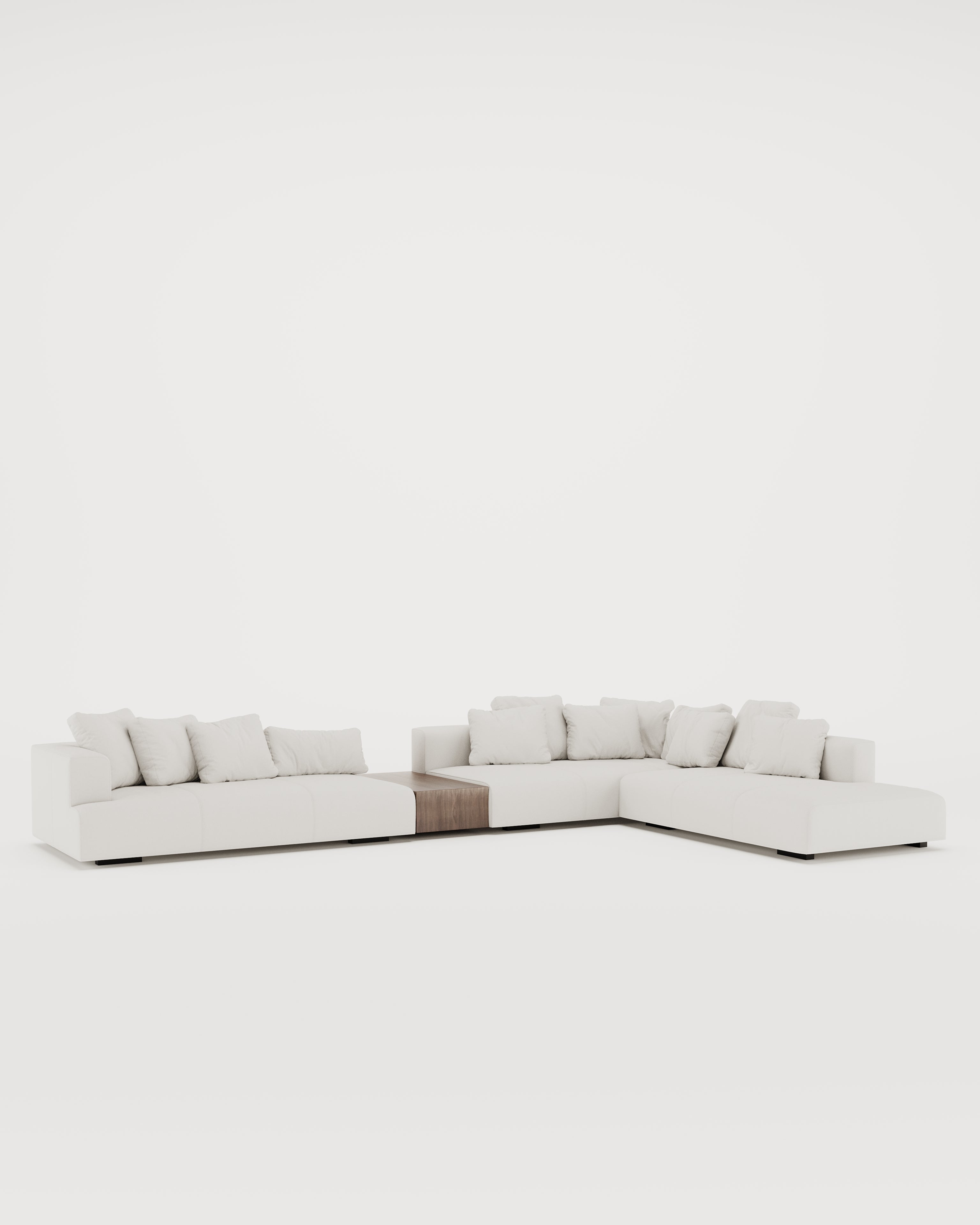 Dallas Corner Sofa - Table, for the living room or lounge area