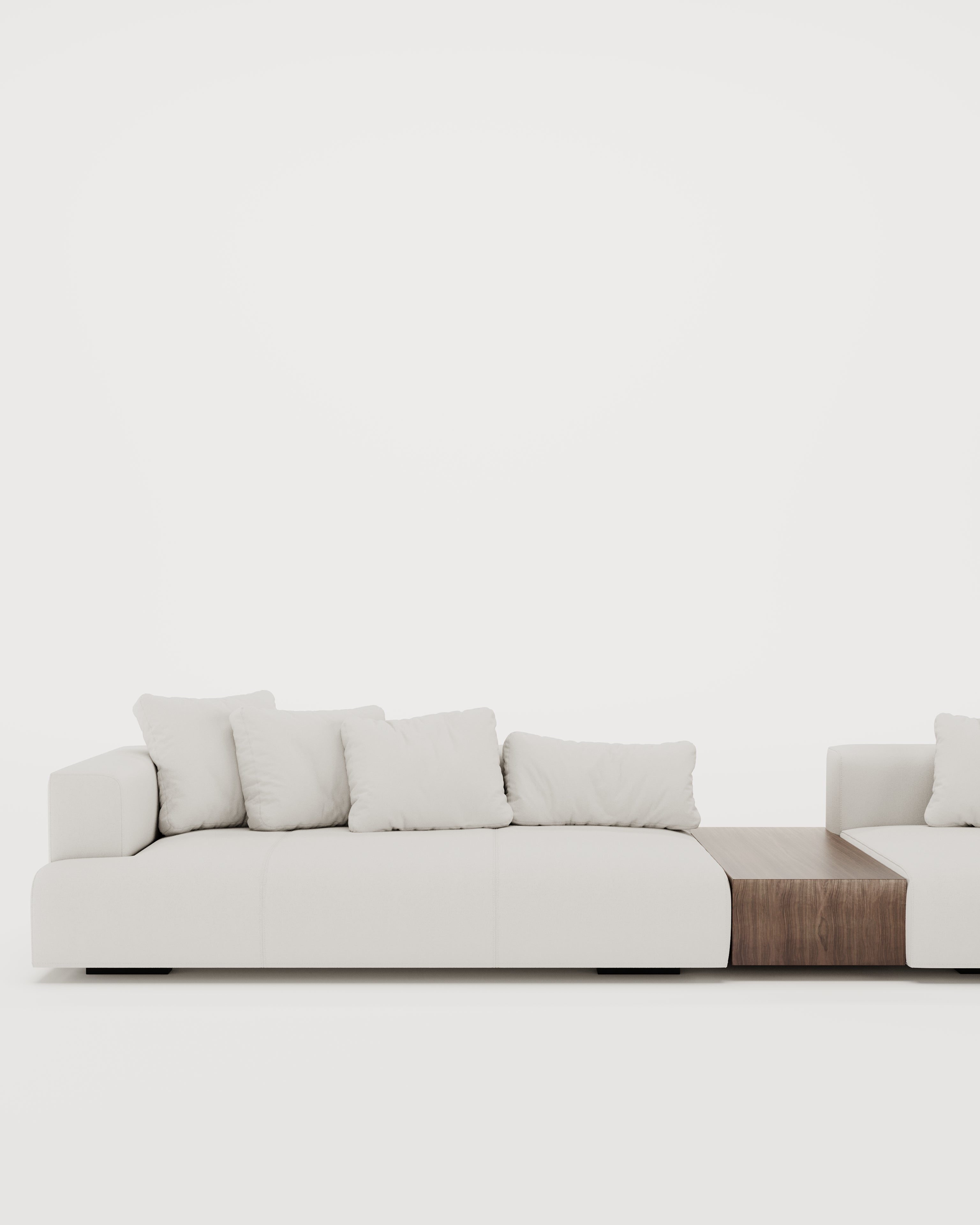 Dallas Corner Sofa - Table, for the living room or lounge area