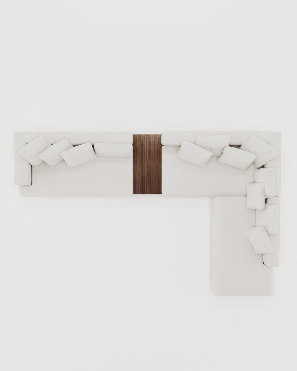 Dallas Corner Sofa - Table, for the living room or lounge area