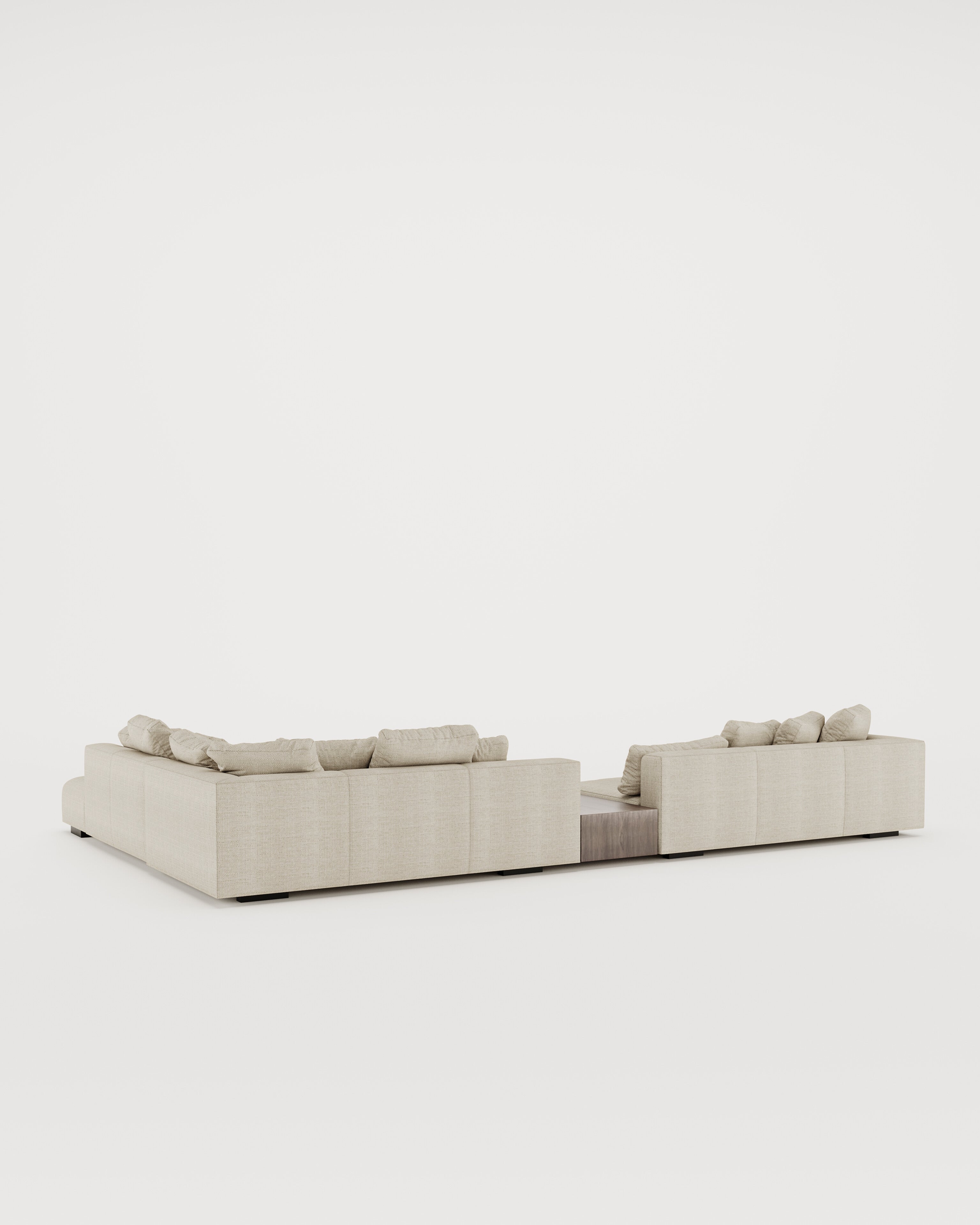 Dallas Corner Sofa - Table, for the living room or lounge area