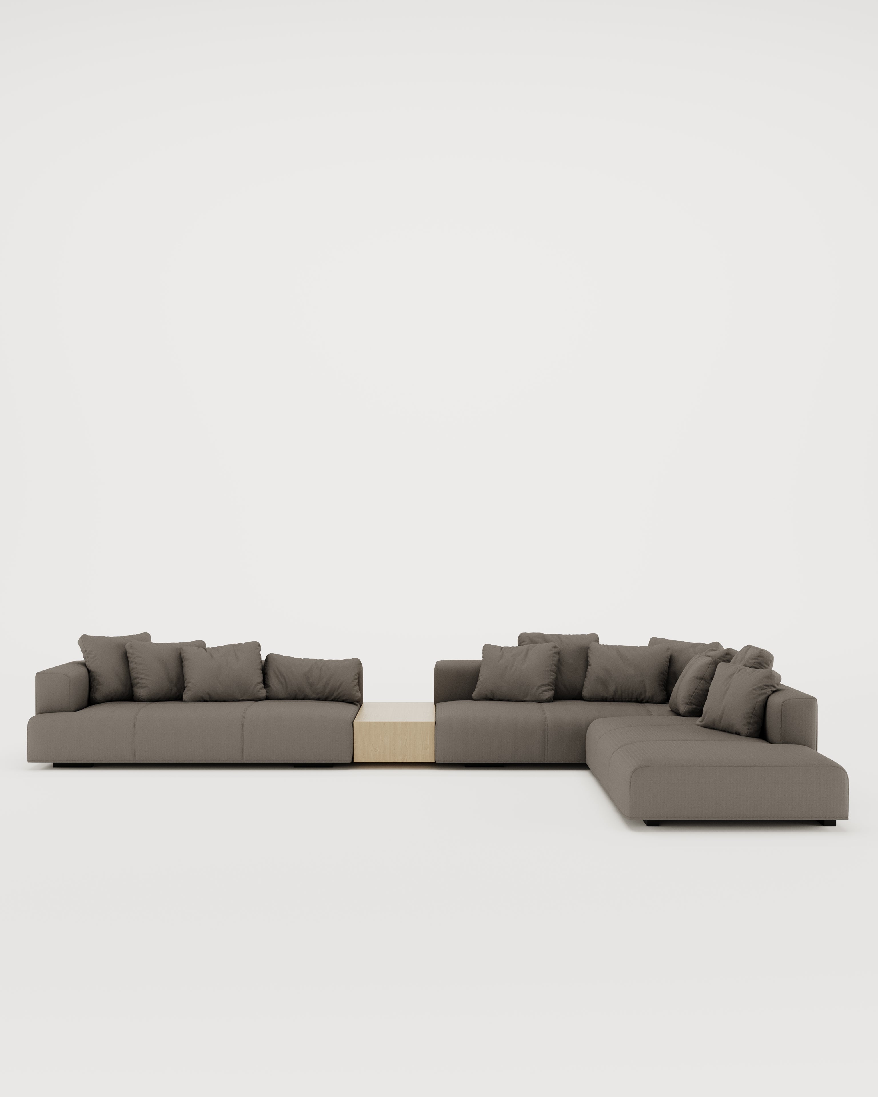 Dallas Corner Sofa - Table, for the living room or lounge area