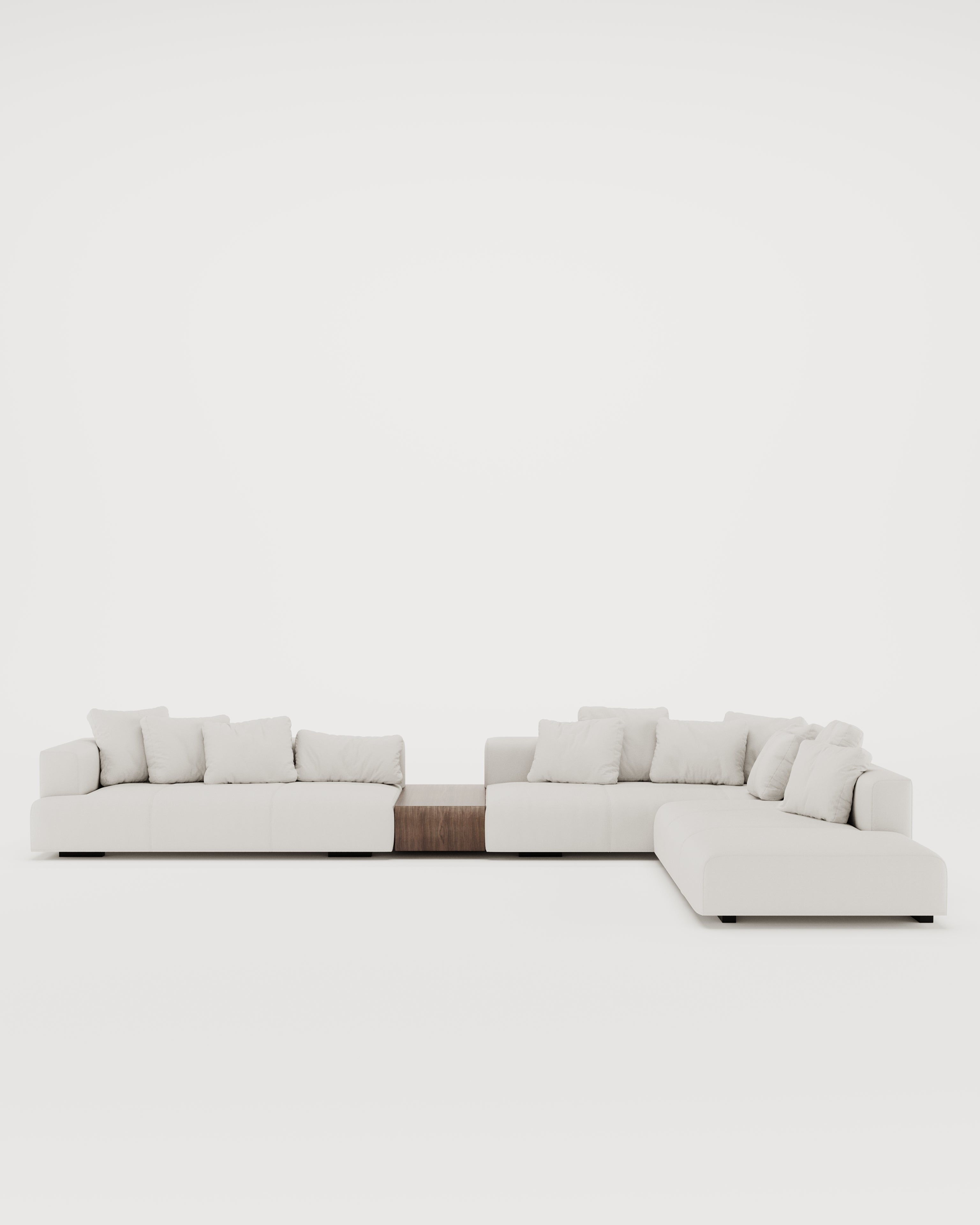 Dallas Corner Sofa - Table, for the living room or lounge area