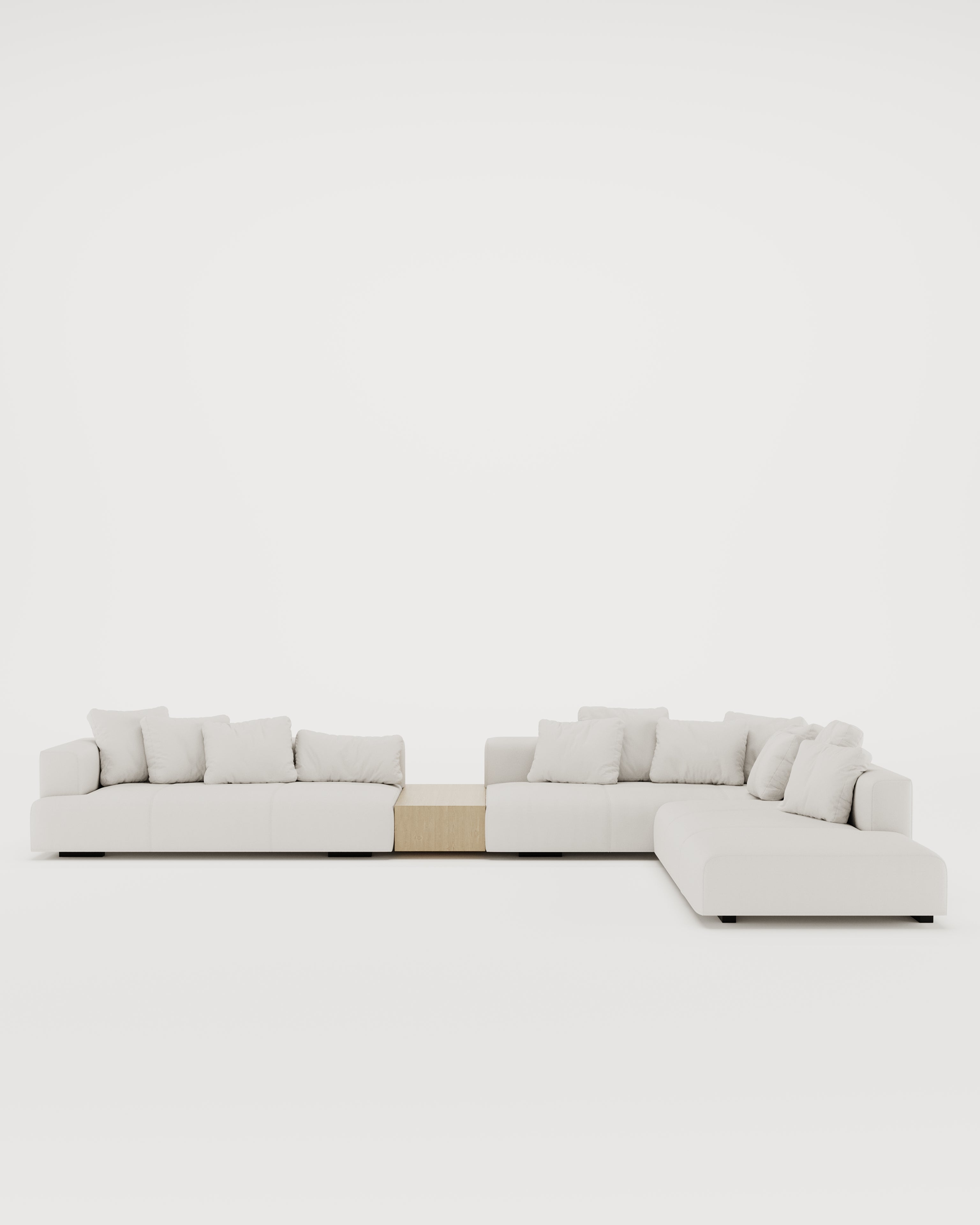 Dallas Corner Sofa - Table, for the living room or lounge area