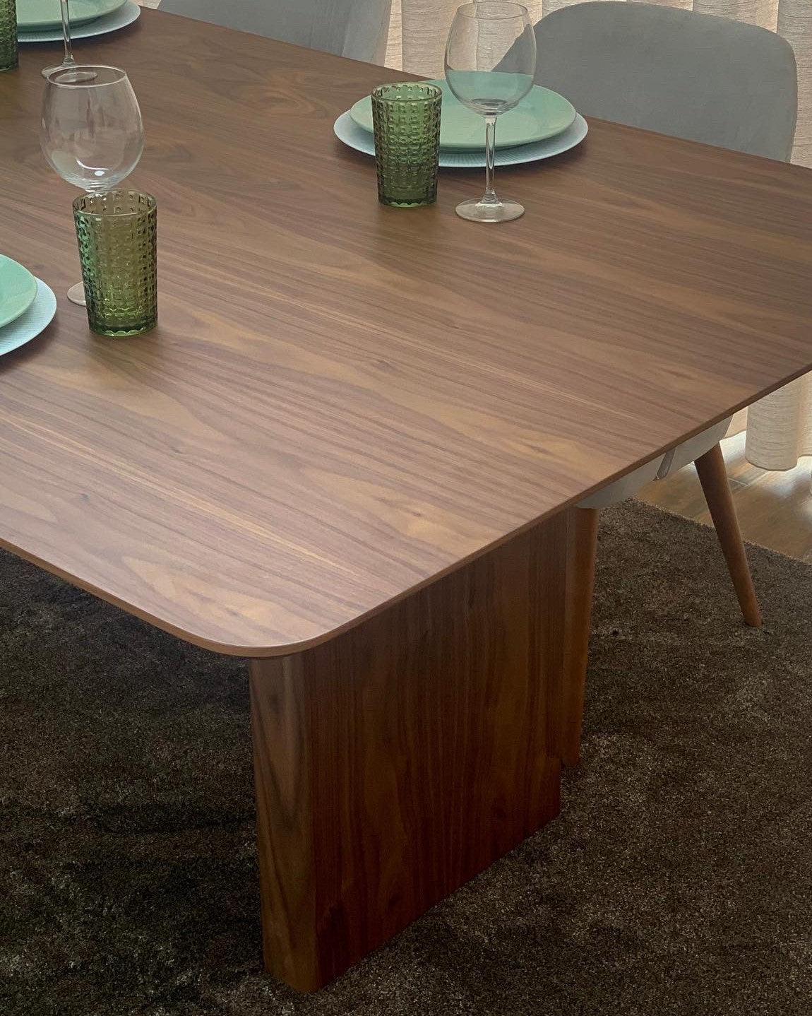 Dallas Dining Table, 210–240 cm wide, for everyday dining