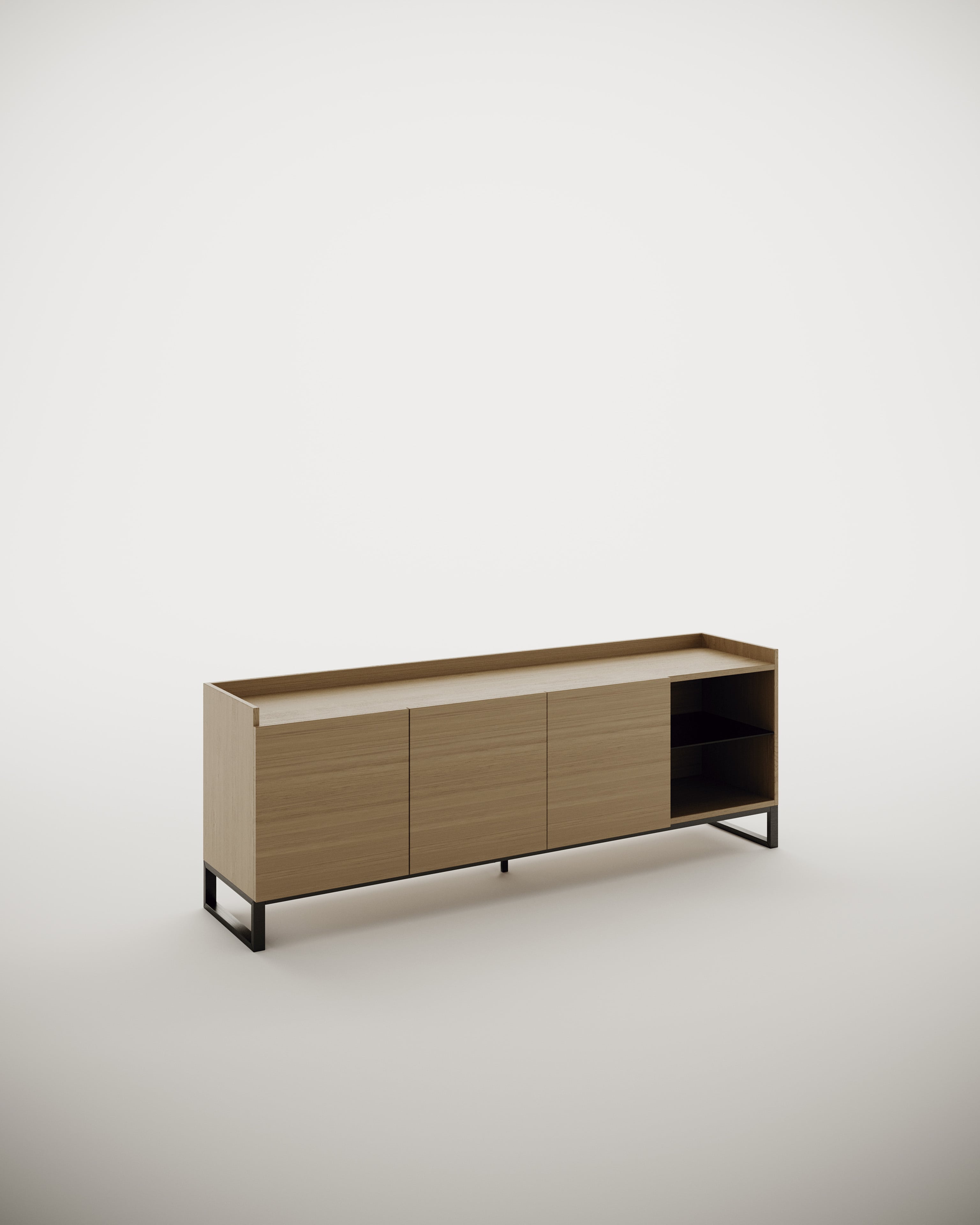 Dallas Sideboard, 200–220 cm wide, for living and dining room storage