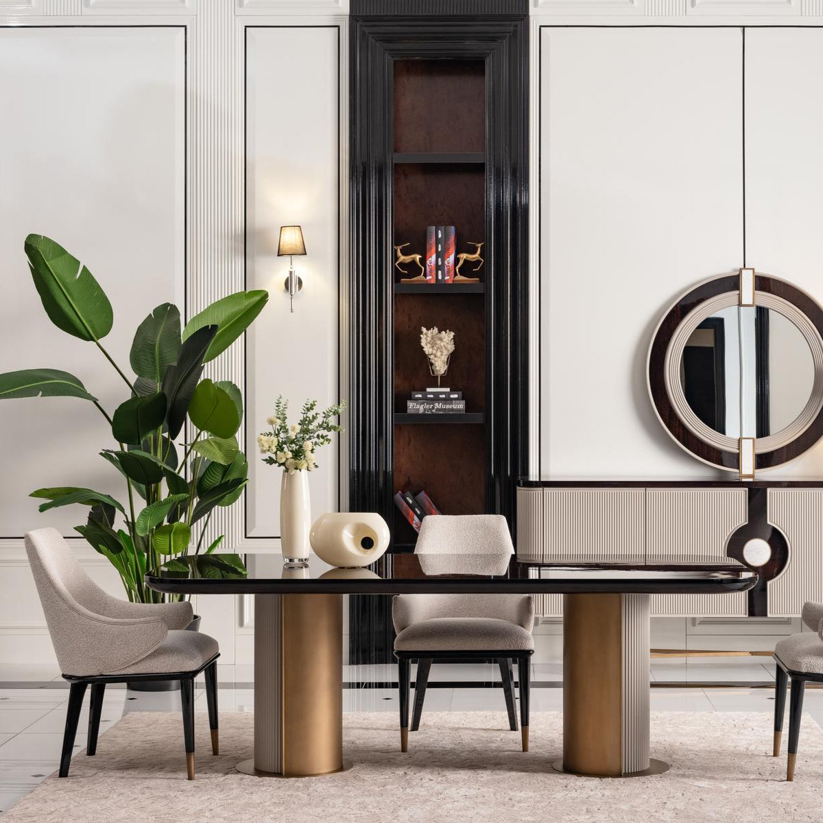 GB - ECRUE DINING TABLE