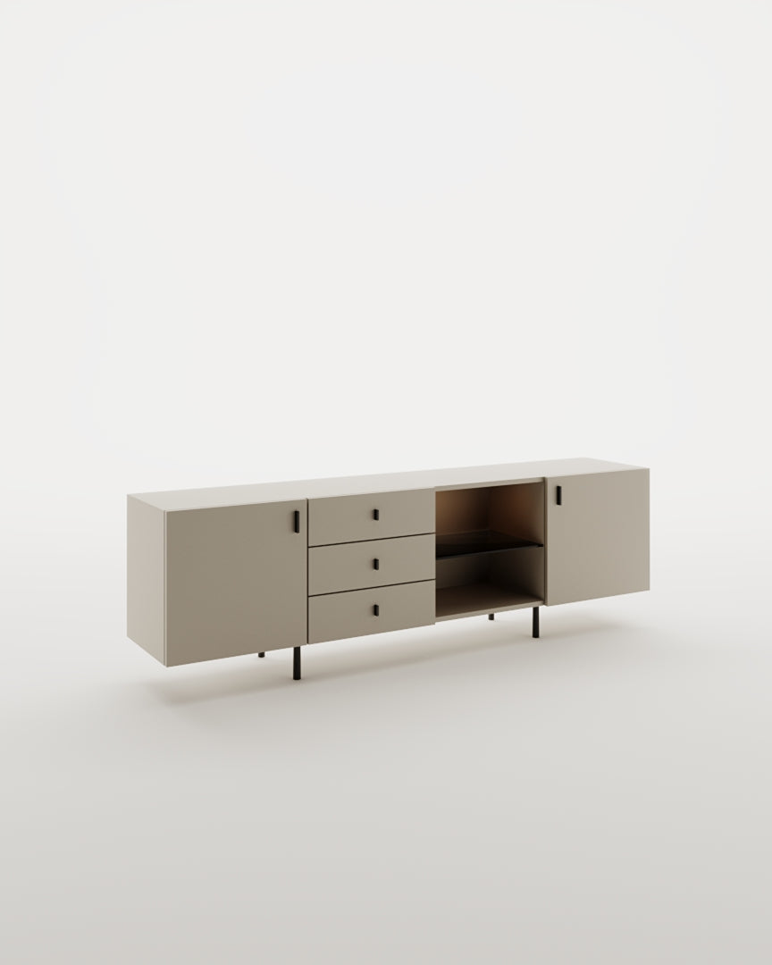 Havana Sideboard, 200–220 cm wide, for living and dining room storage
