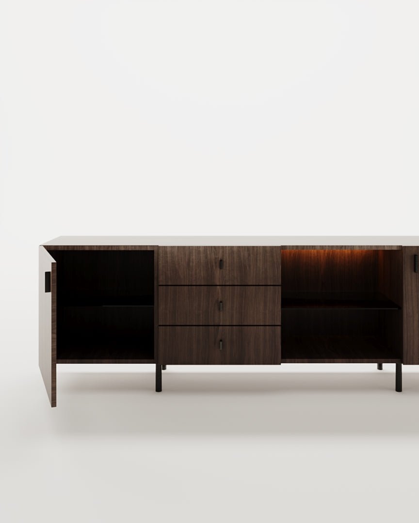 Havana Sideboard, 200–220 cm wide, for living and dining room storage