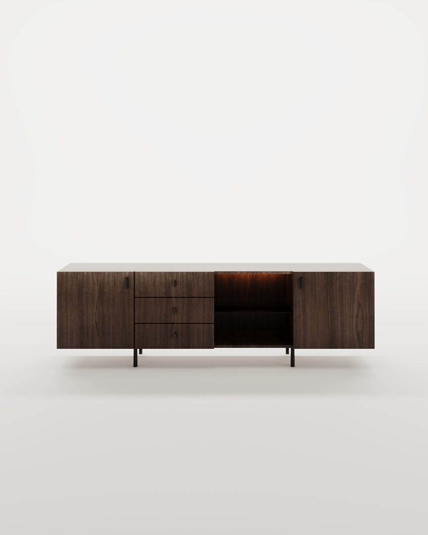 Havana Sideboard, 200–220 cm wide, for living and dining room storage