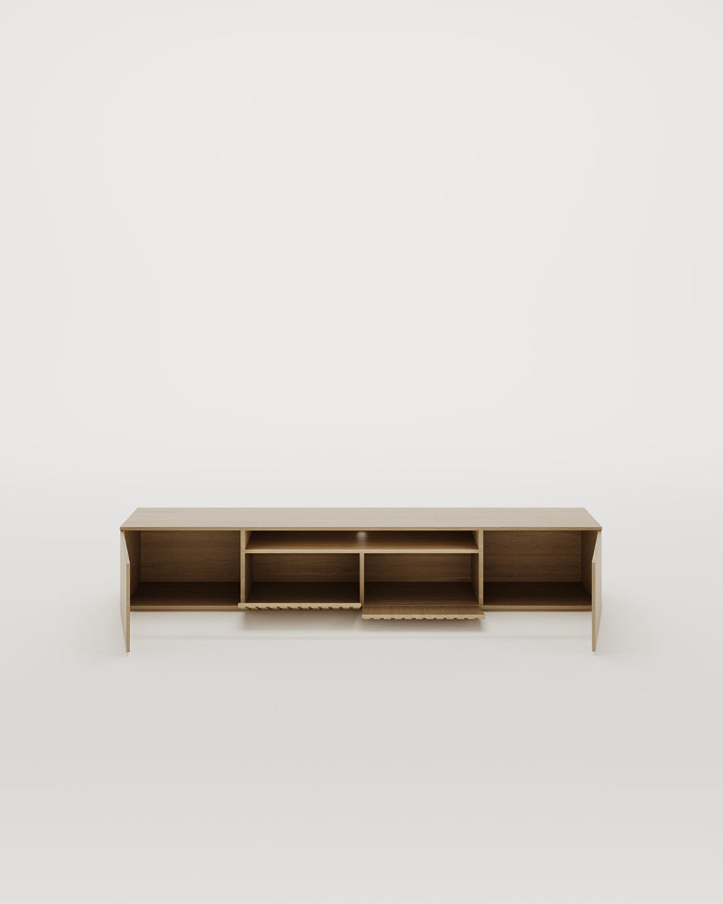 Madison TV Cabinet, 200–230 cm wide, for media storage in the living room
