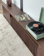 Madison TV Cabinet, 200–230 cm wide, for media storage in the living room