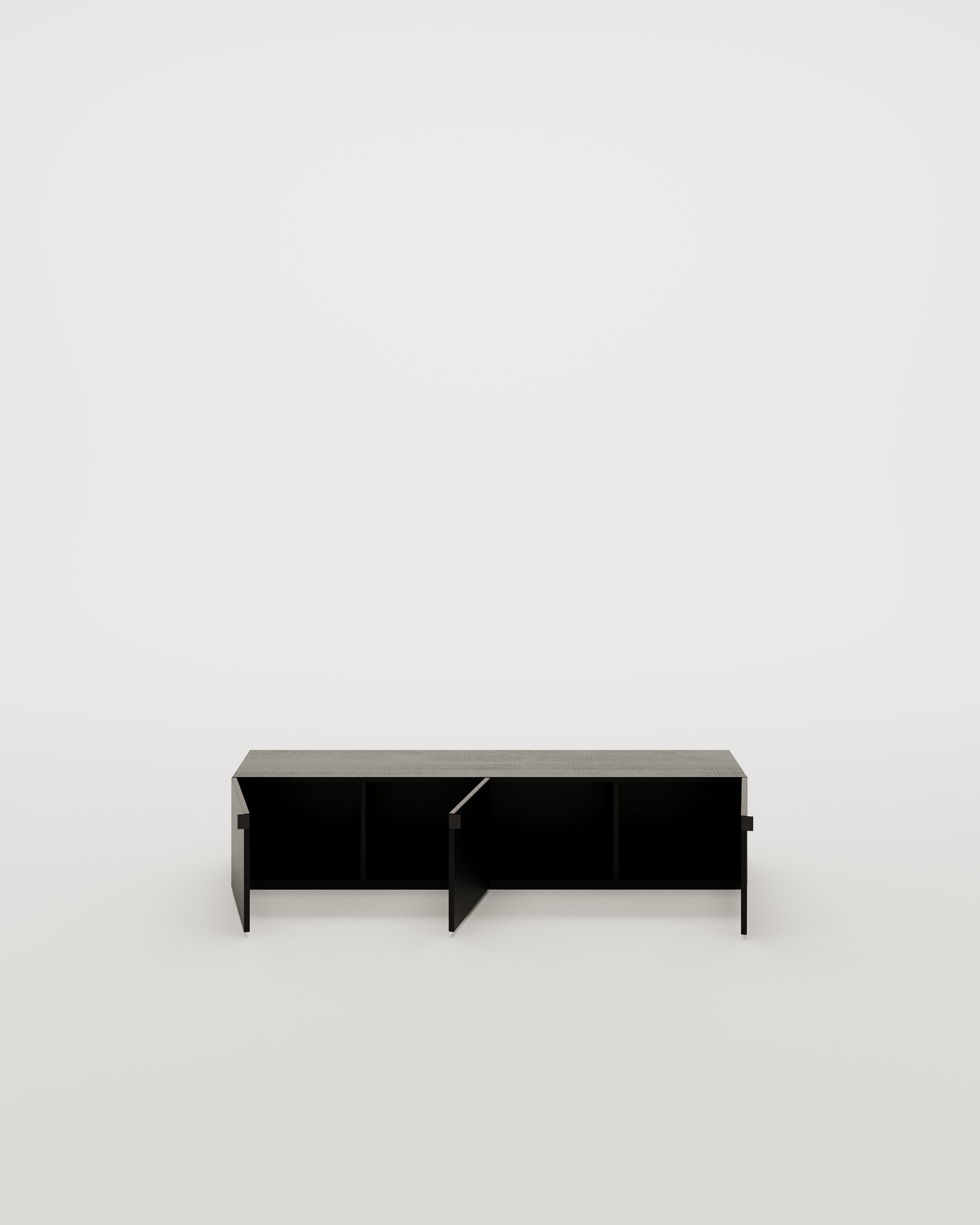 Modena TV Cabinet, 200–220 cm wide, for media storage in the living room