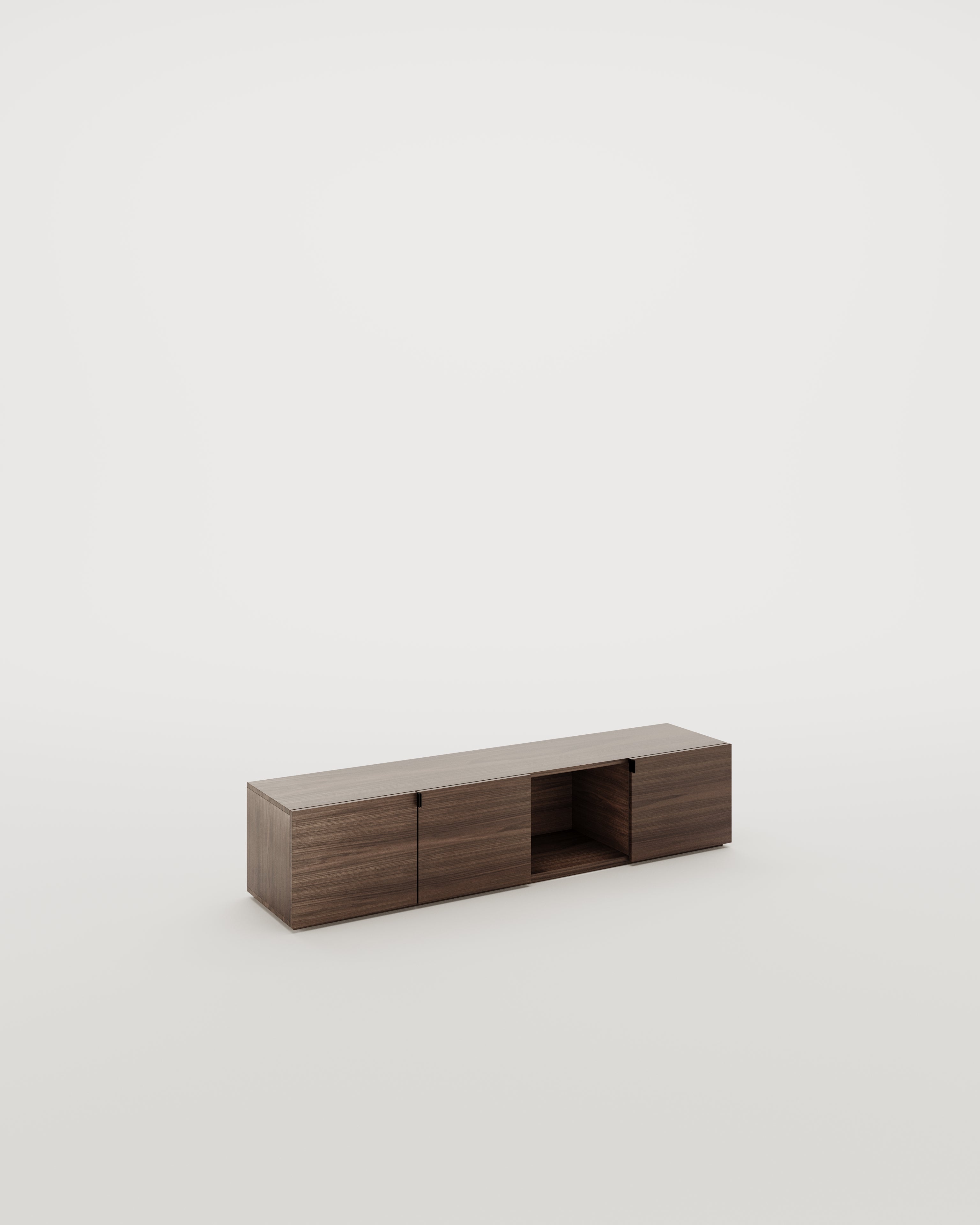 Modena TV Cabinet, 200–220 cm wide, for media storage in the living room
