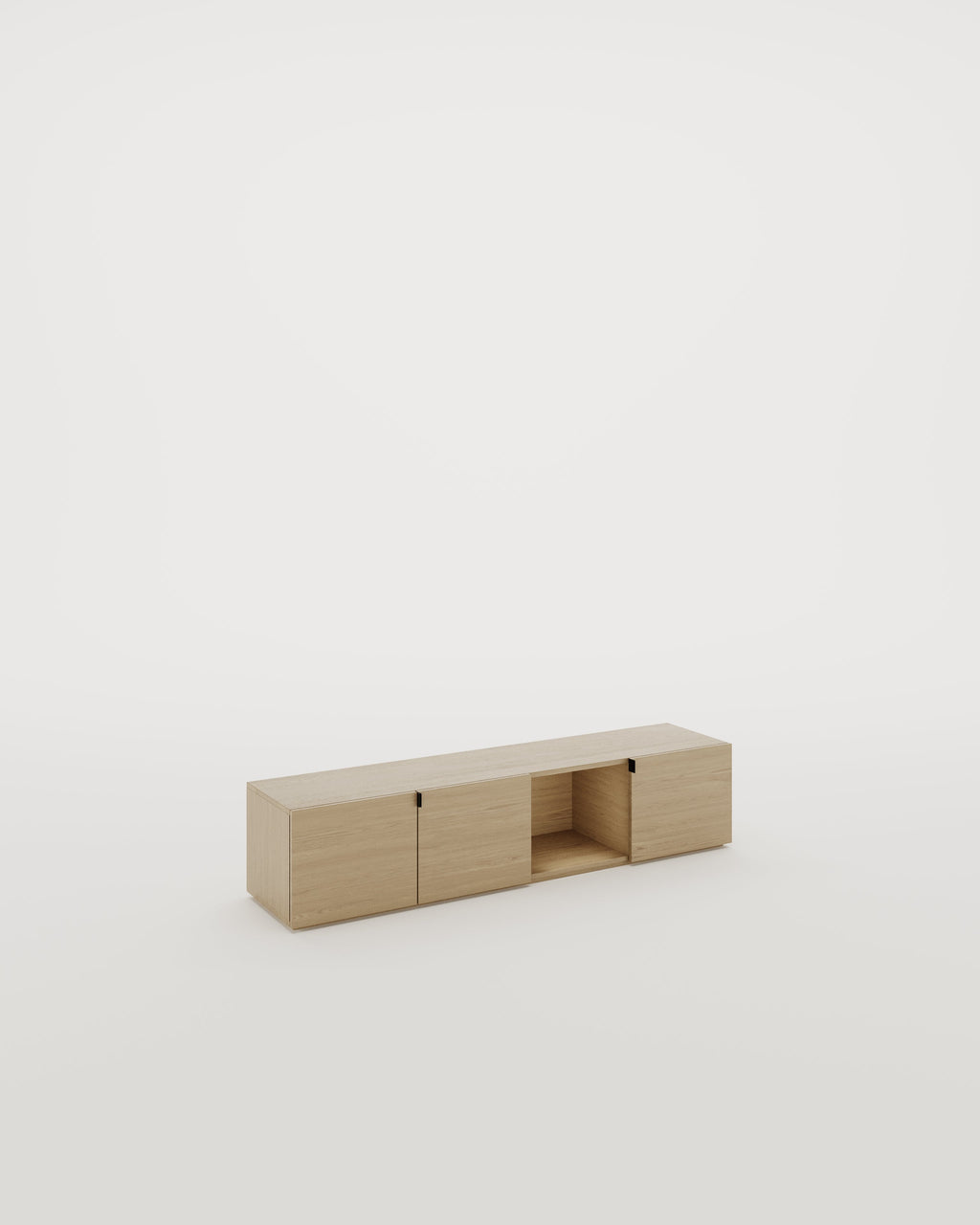 Modena TV Cabinet, 200–220 cm wide, for media storage in the living room