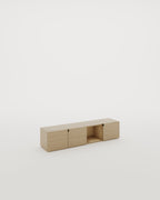 Modena TV Cabinet, 200–220 cm wide, for media storage in the living room