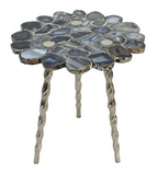 AB - AGATE STONE SIDE TABLE