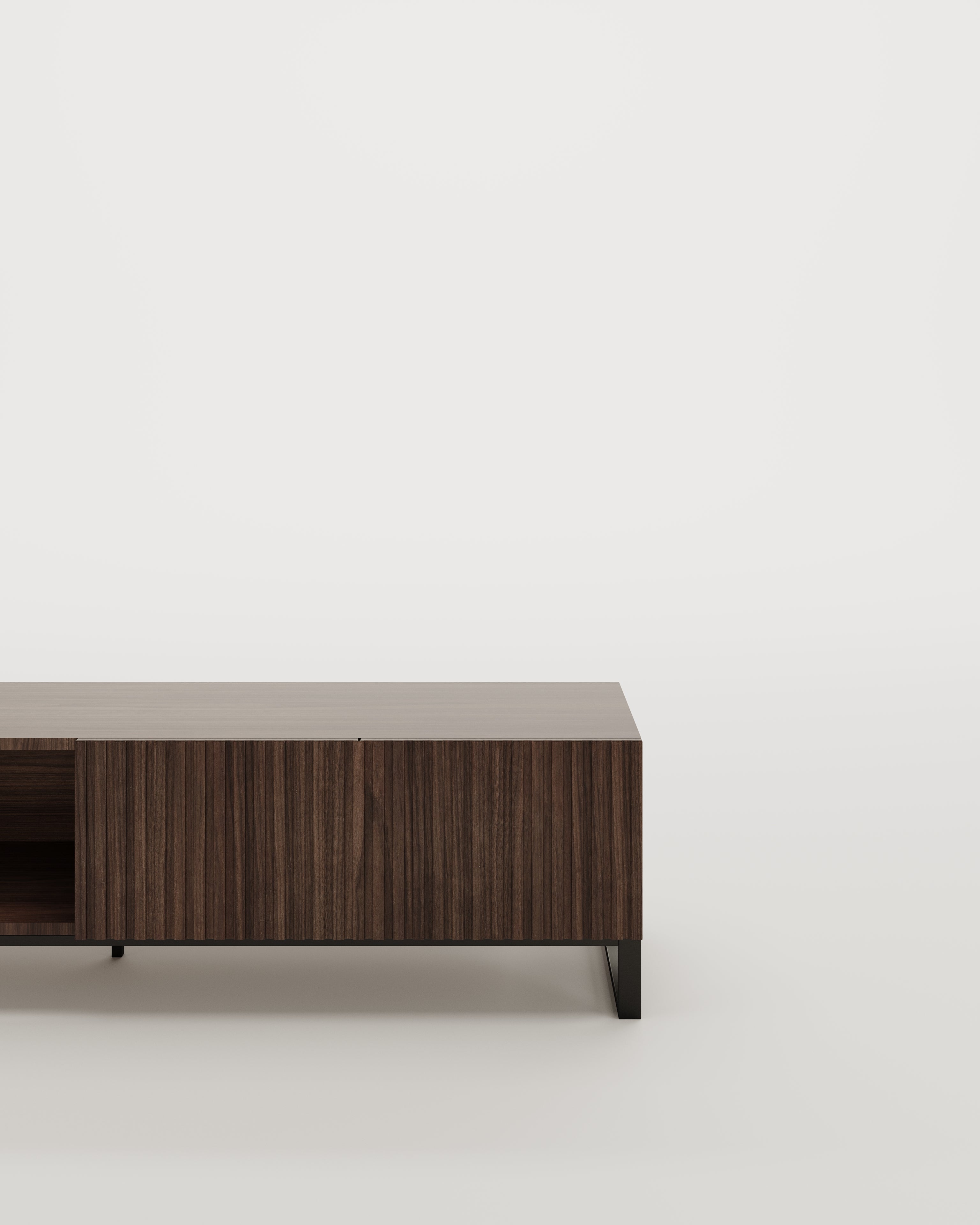 Phoenix TV Cabinet, 180–230 cm wide, for media storage in the living room