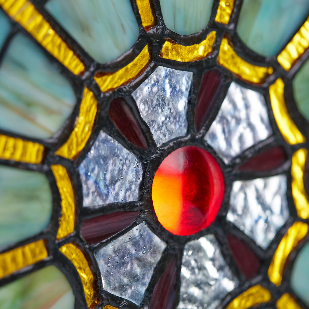 22 H Victorian Stained Glass Window Panel by River of Goods