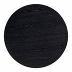 TV - CHELSEA BLACK OAK WOOD ROUND DINING TABLE
