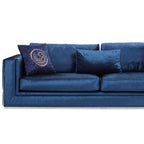 GB- VIEN 3 SEATER SOFA NAVY BLUE